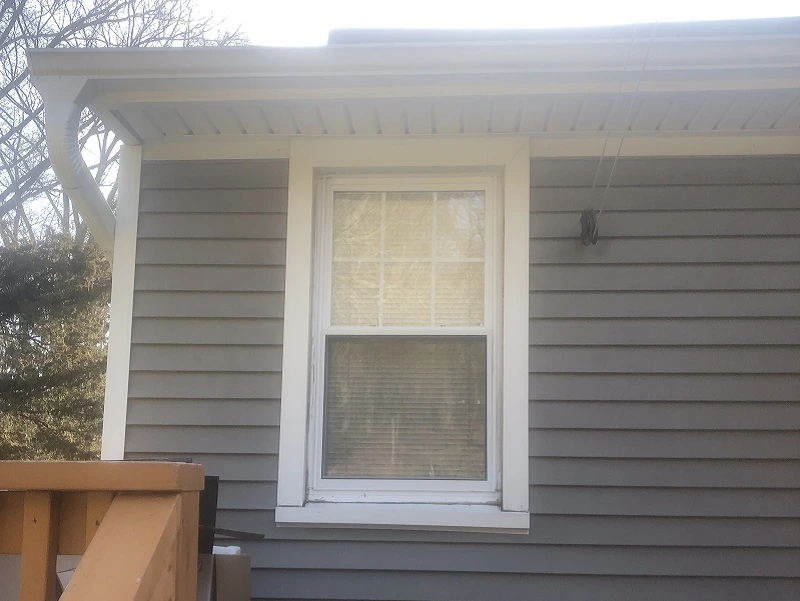 Low quality caulking used on these windows